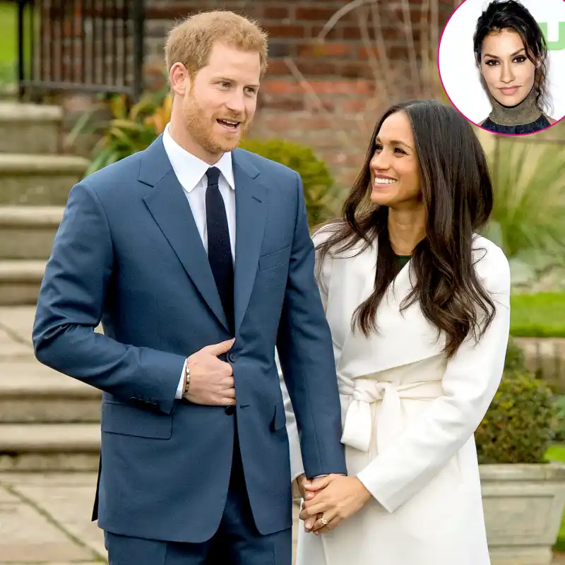 Prince Harry, Meghan Markle, and Janina Gavankar