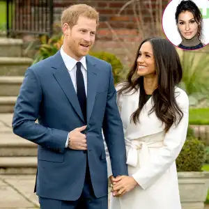 Prince Harry, Meghan Markle, and Janina Gavankar