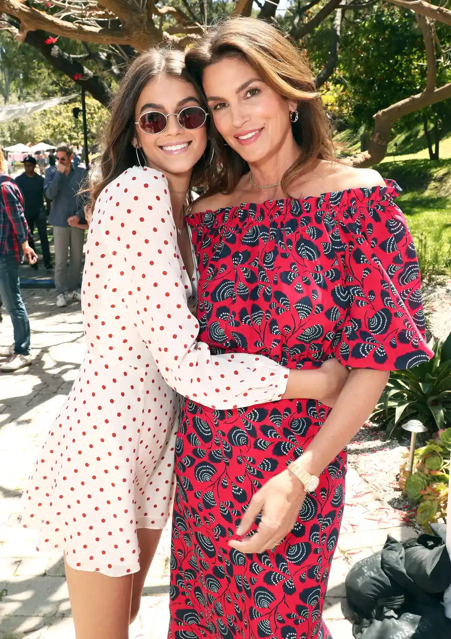 Kaia Crawford and Cindy Crawford