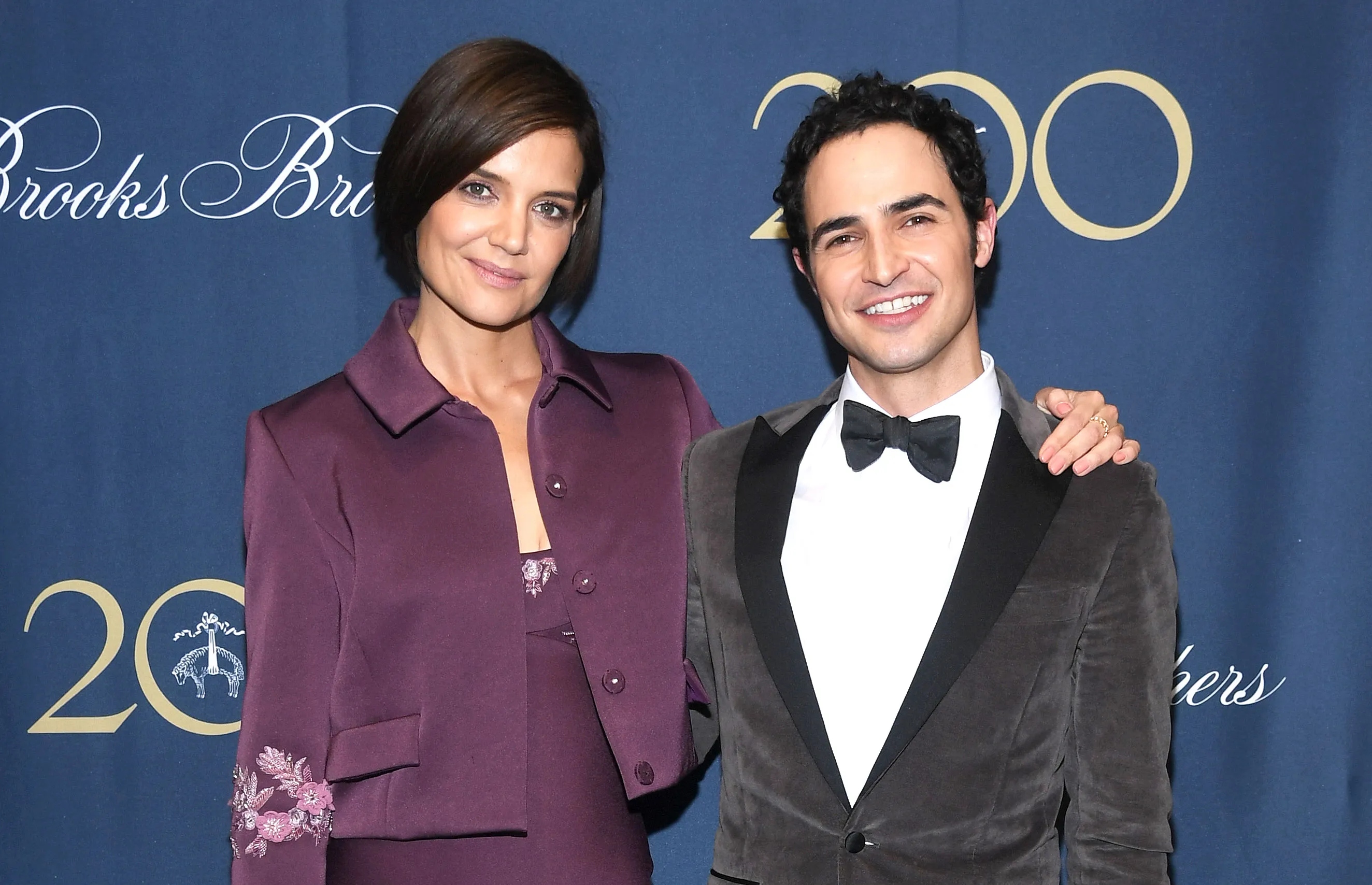 Katie Holmes and Zac Posen