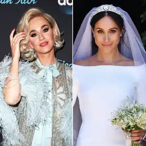 Katy Perry Meghan Markle Wedding Dress Fitting