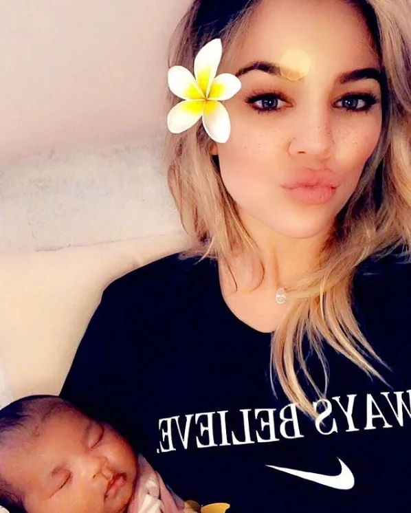 Khloe Kardashian and daughter True