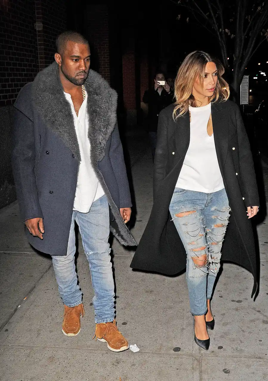 Kanye West and Kim Kardashian