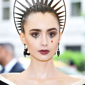 Lily Collins Met Gala 2018 Wildest Hair and Makeup