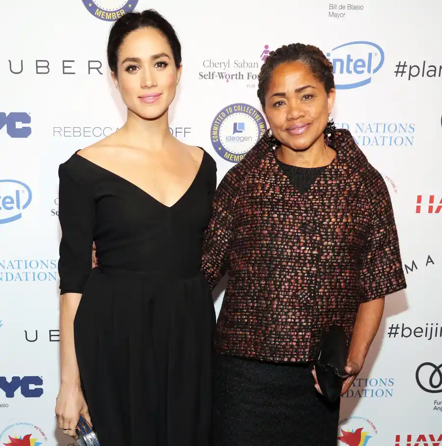 Meghan Markle Doria Ragland London