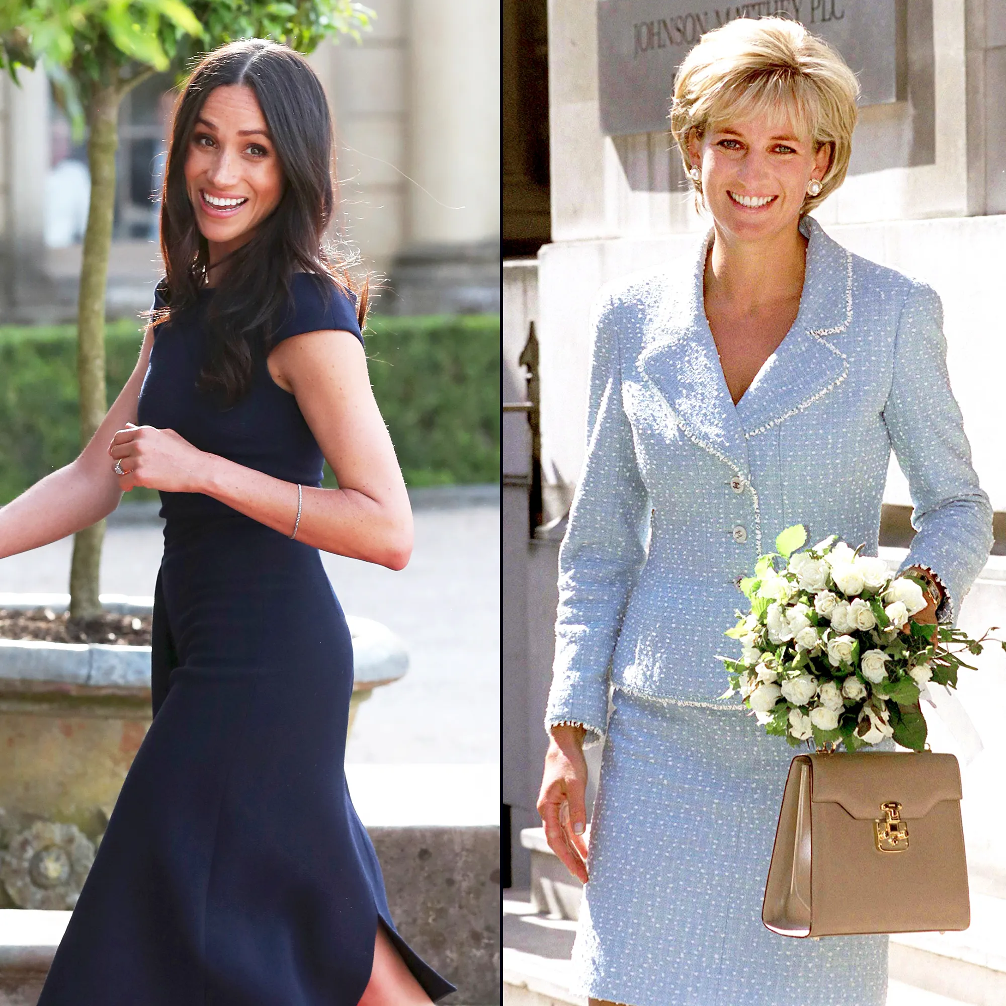 Meghan Markle and Princess Diana