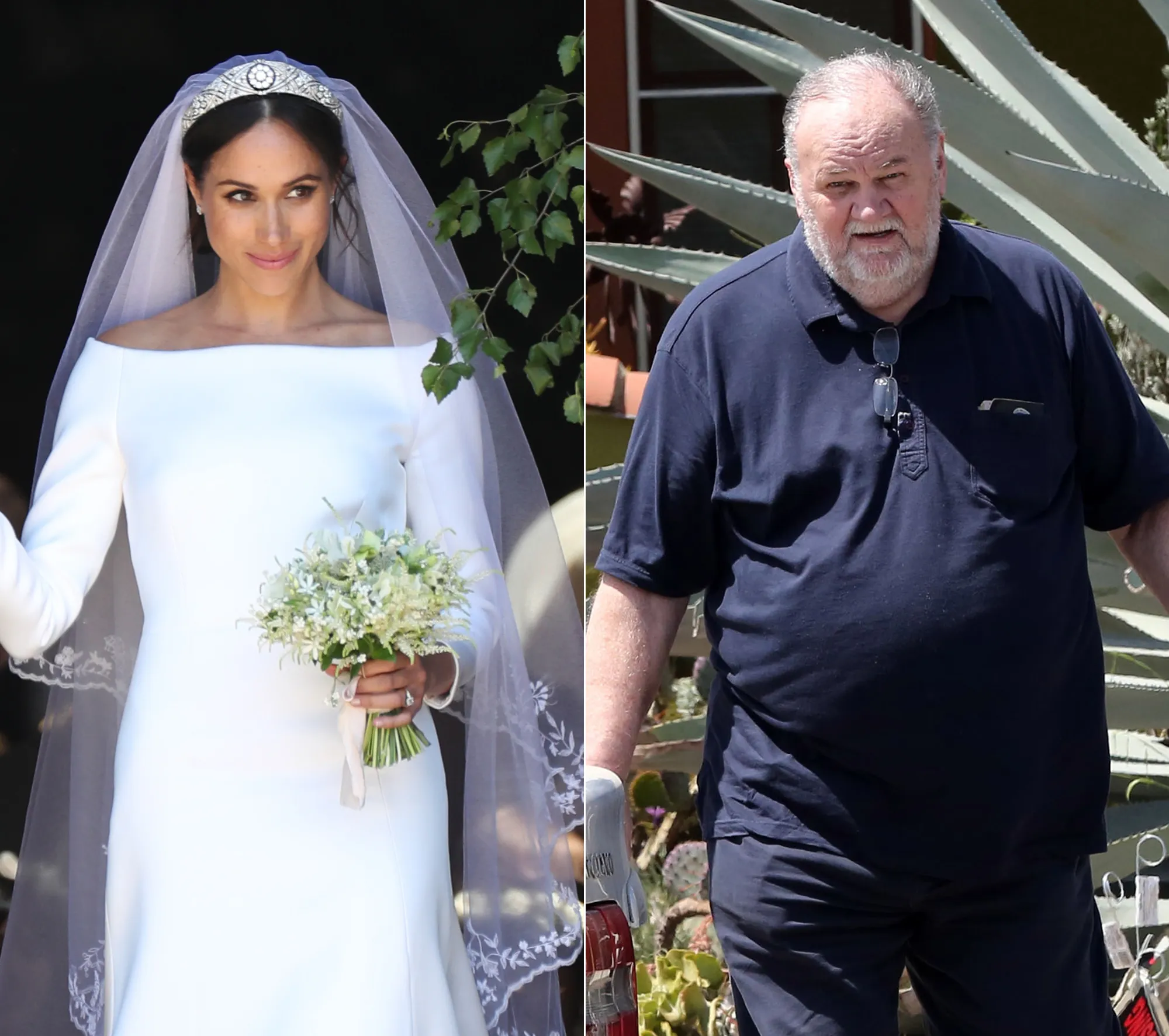 Meghan Markle and Thomas Markle