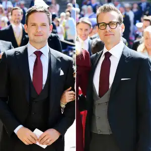 Patrick J. Adams Gabriel Macht Royal Wedding