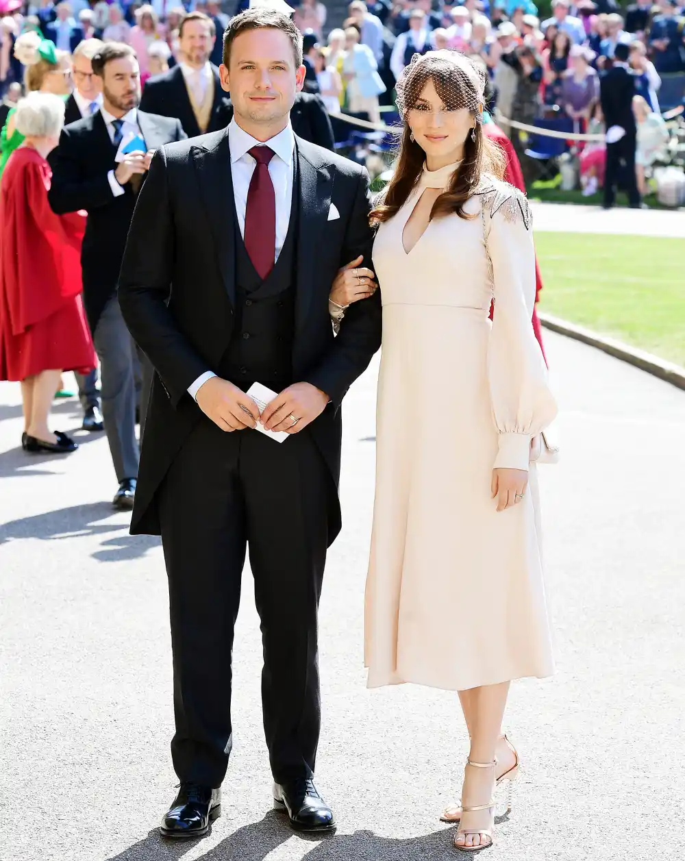 Patrick J. Adams Troian Bellisario Royal Wedding