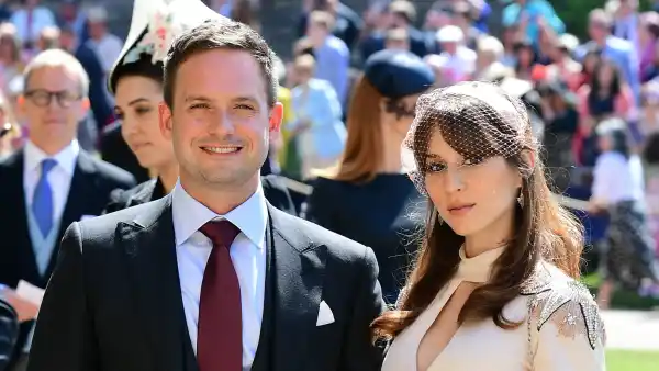 Patrick J. Adams and wife Troian Bellisario
