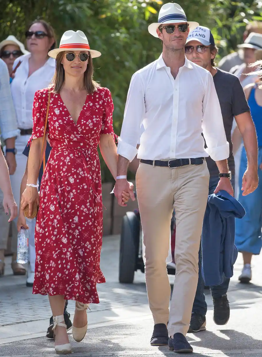 Pippa Middleton, James Matthews, Baby Bump, Pregnant, Roland Garros
