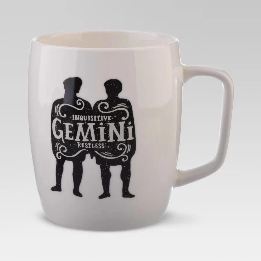 Porcelain Zodiac Mug 18oz White - Threshold