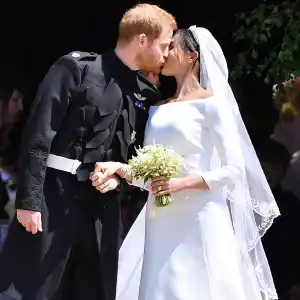 Prince Harry, Duchess Meghan, Royal Wedding, Kiss