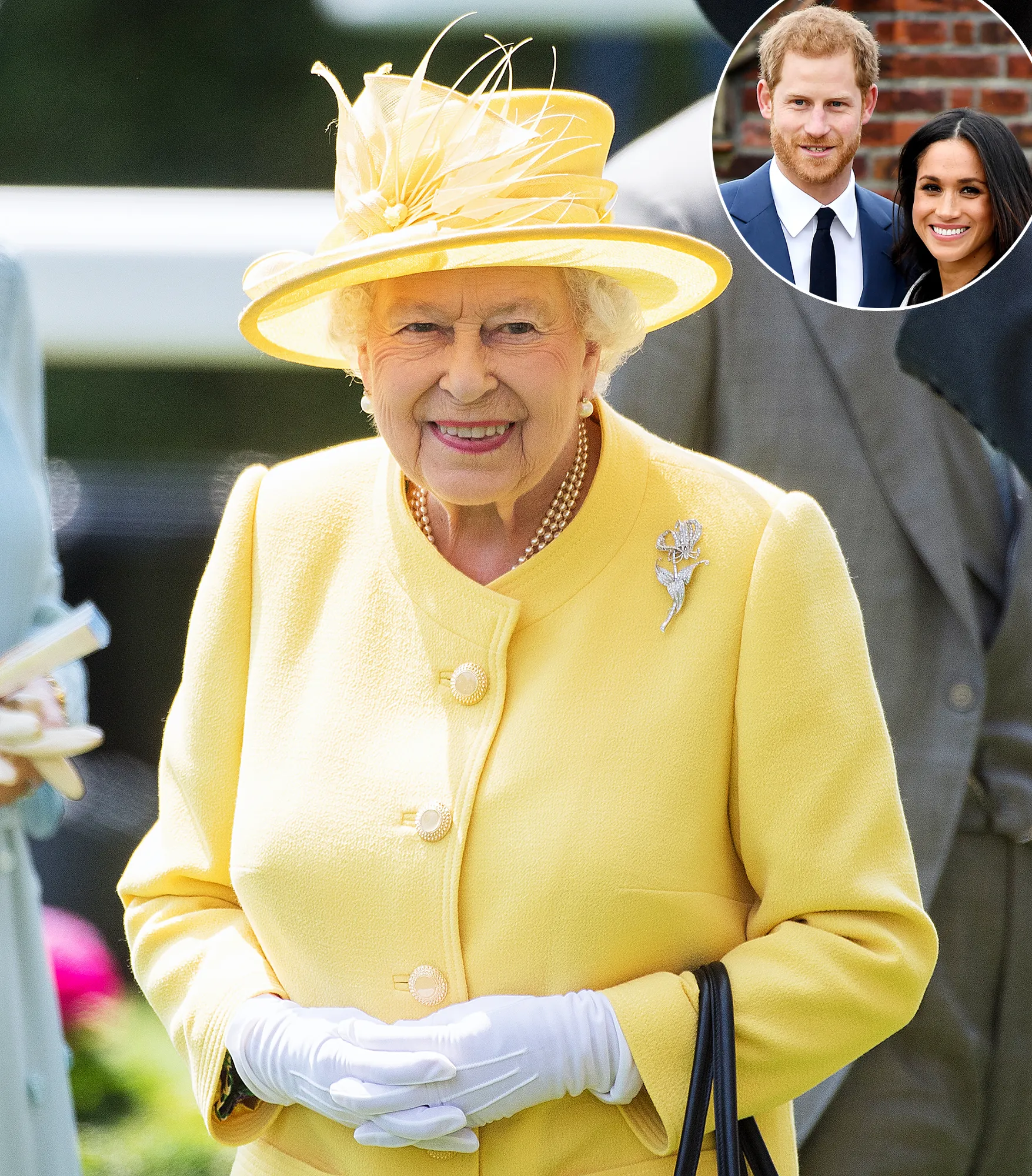 Queen Elizabeth Prince Harry Duchess Meghan photo