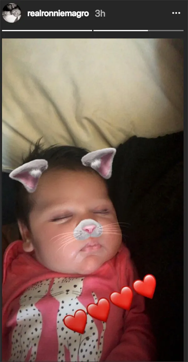 Ronnie Ortiz-Magro's daughter