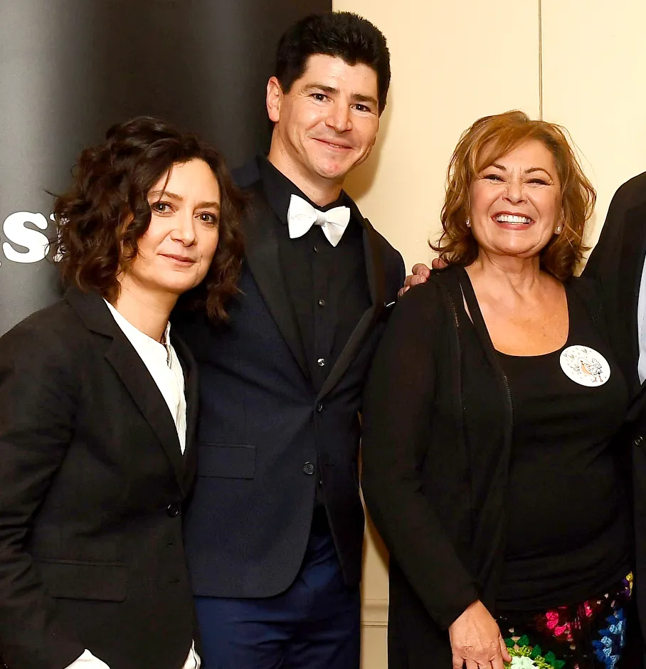 Sara Gilbert, Michael Fishman, and Roseanne Barr