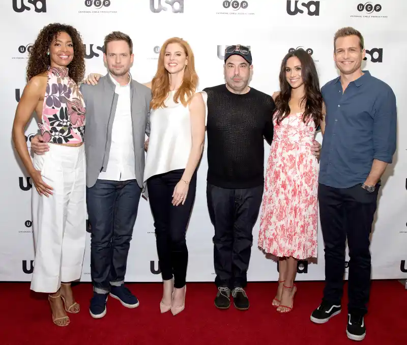 Sarah-Rafferty,-Gina-Torres-and-Rick-Hoffman