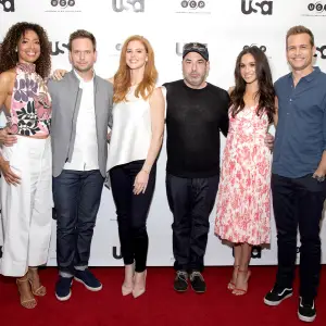 Sarah-Rafferty,-Gina-Torres-and-Rick-Hoffman