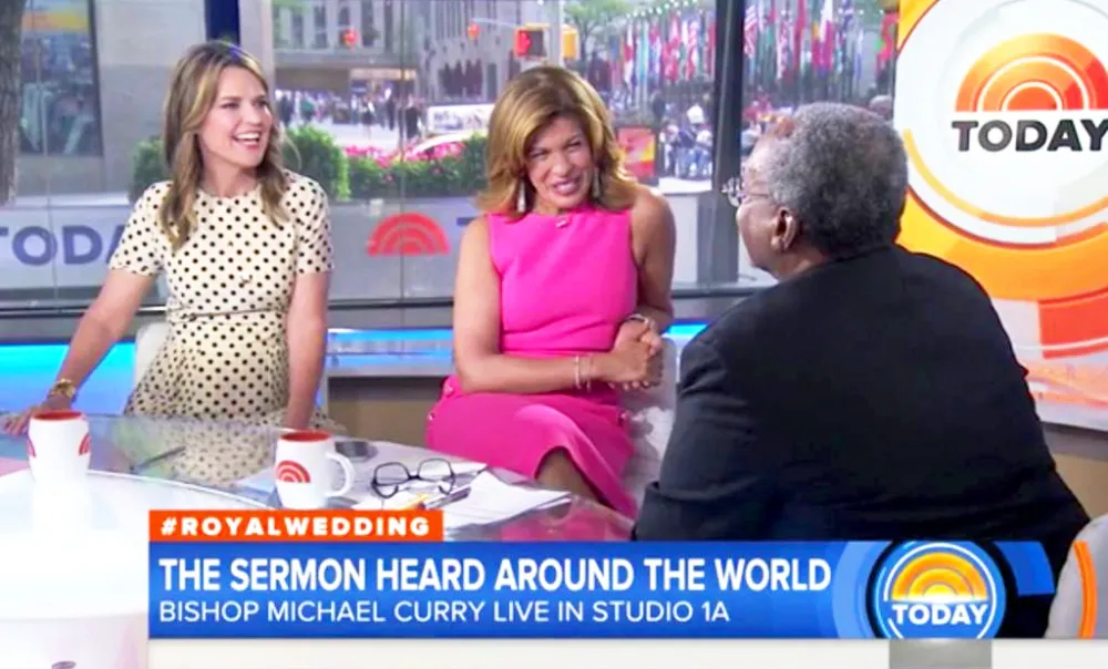 Savannah Guthrie, Hoda Kotb and Bishop Michael Curry on &lsquo;Today&lsquo; show
