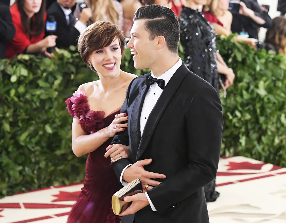 Scarlett Johansson Colin Jost Met Gala 2018