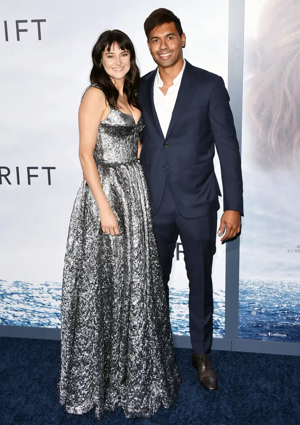 Shailene Woodley Ben Volavola Red Carpet Debut Adrift Premiere