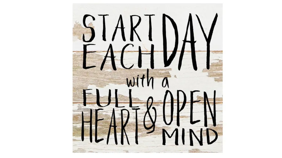 Start Each Day Wall Art