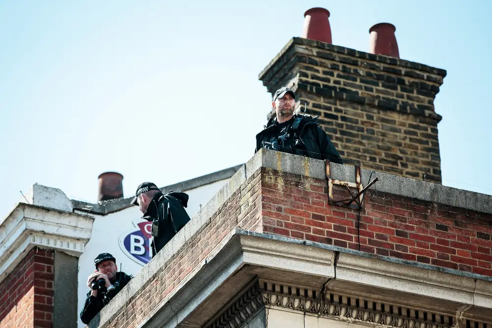 Police Patrol Royal Wedding Windsor Castle