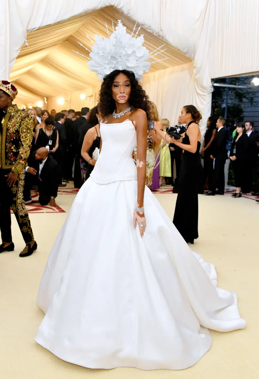 Winnie Harlow met 18