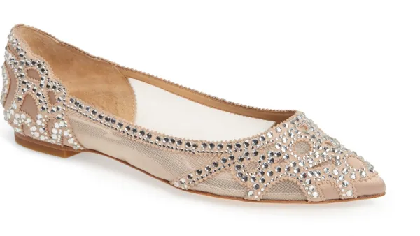 Badgley Mischa crystal flats