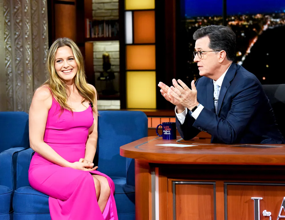 Alicia Silverstone on &lsquo;The Late Show with Stephen Colbert&lsquo;