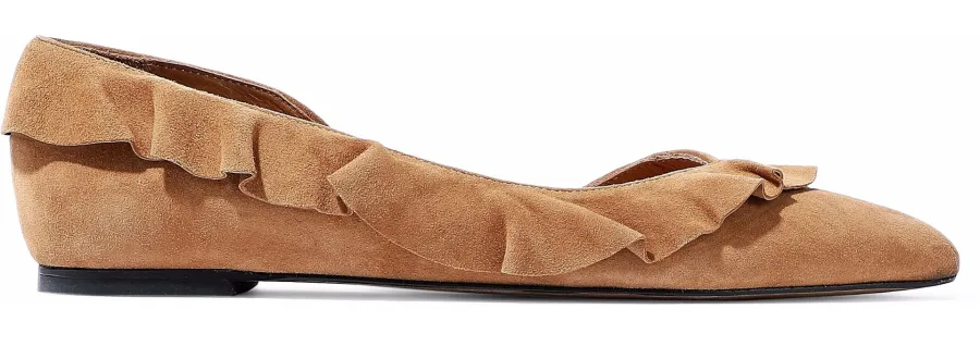 ruffle IRO flats