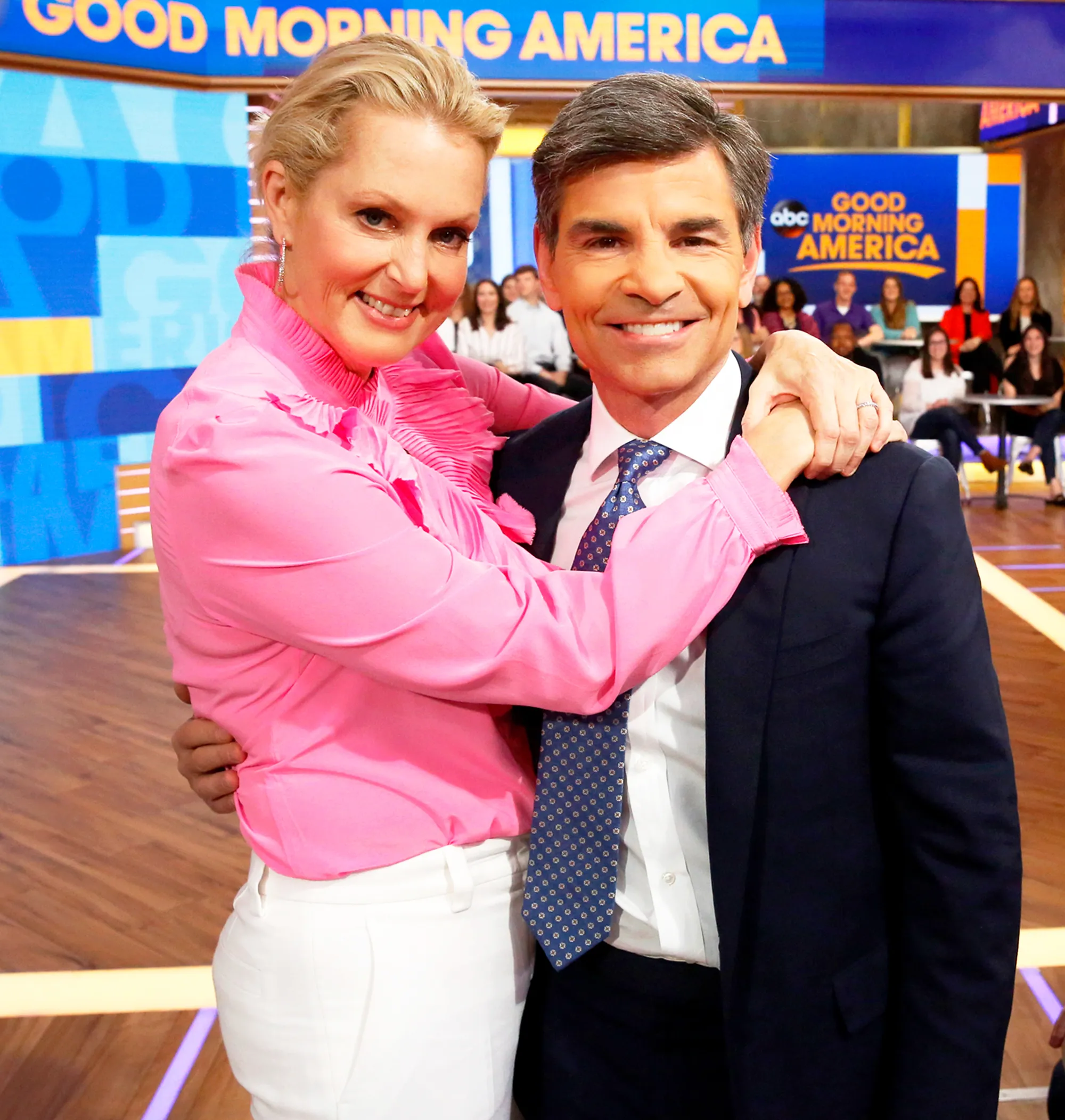 Ali Wentworth and George Stephanopoulos on ‘Good Morning America‘ show