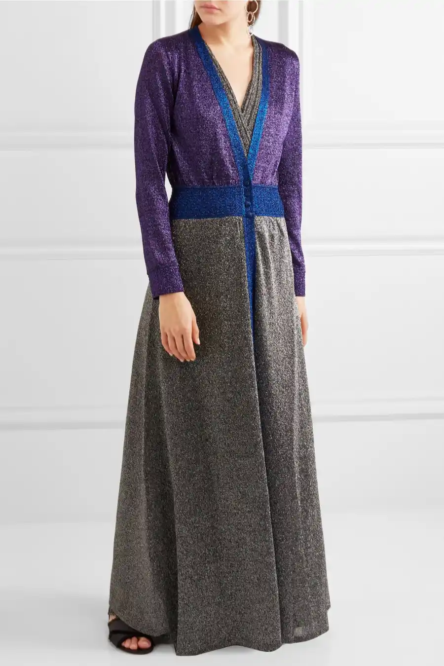 Metallic Knit Cardigan