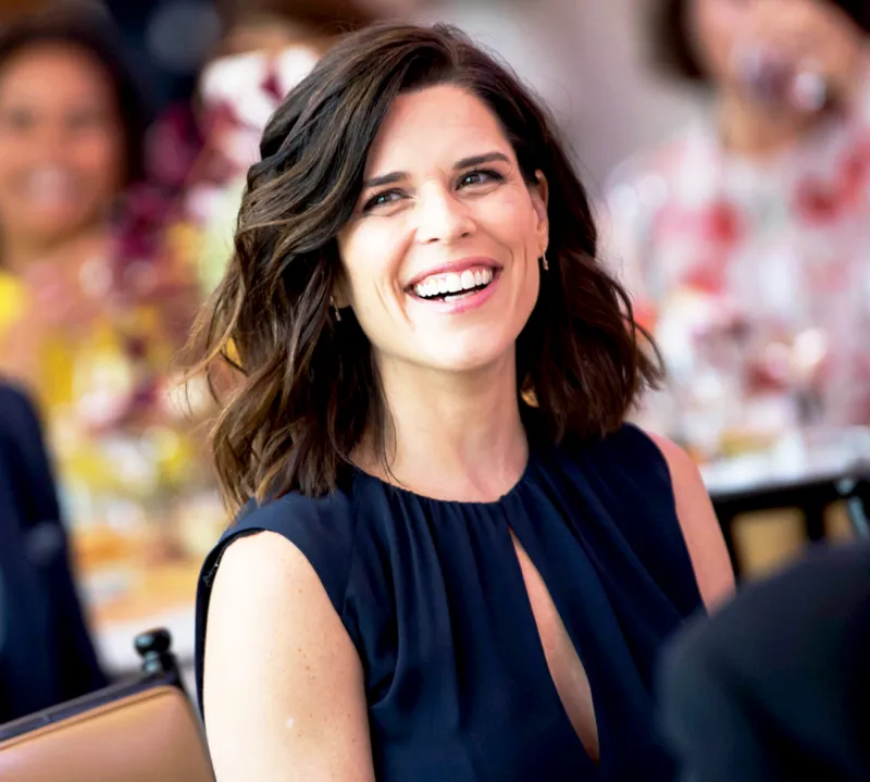 Neve Campbell attends 2017 Los Angeles Confidential Women of Influence tea at Waldorf Astoria Beverly Hills in Beverly Hills, California.