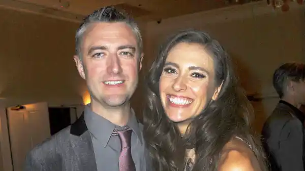 Sean Gunn and Natasha Halevi attend the 43rd Annual Saturn Awards - After Party held at The Castaway in Burbank, California.
