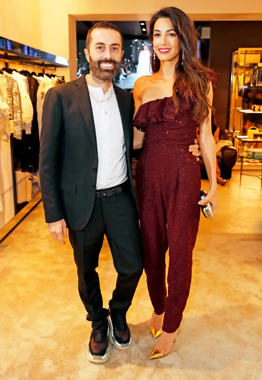 Giambattista Valli and Amal Clooney