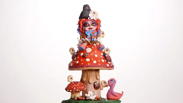 Art Show Cake designed and made by Cakes by Timbo