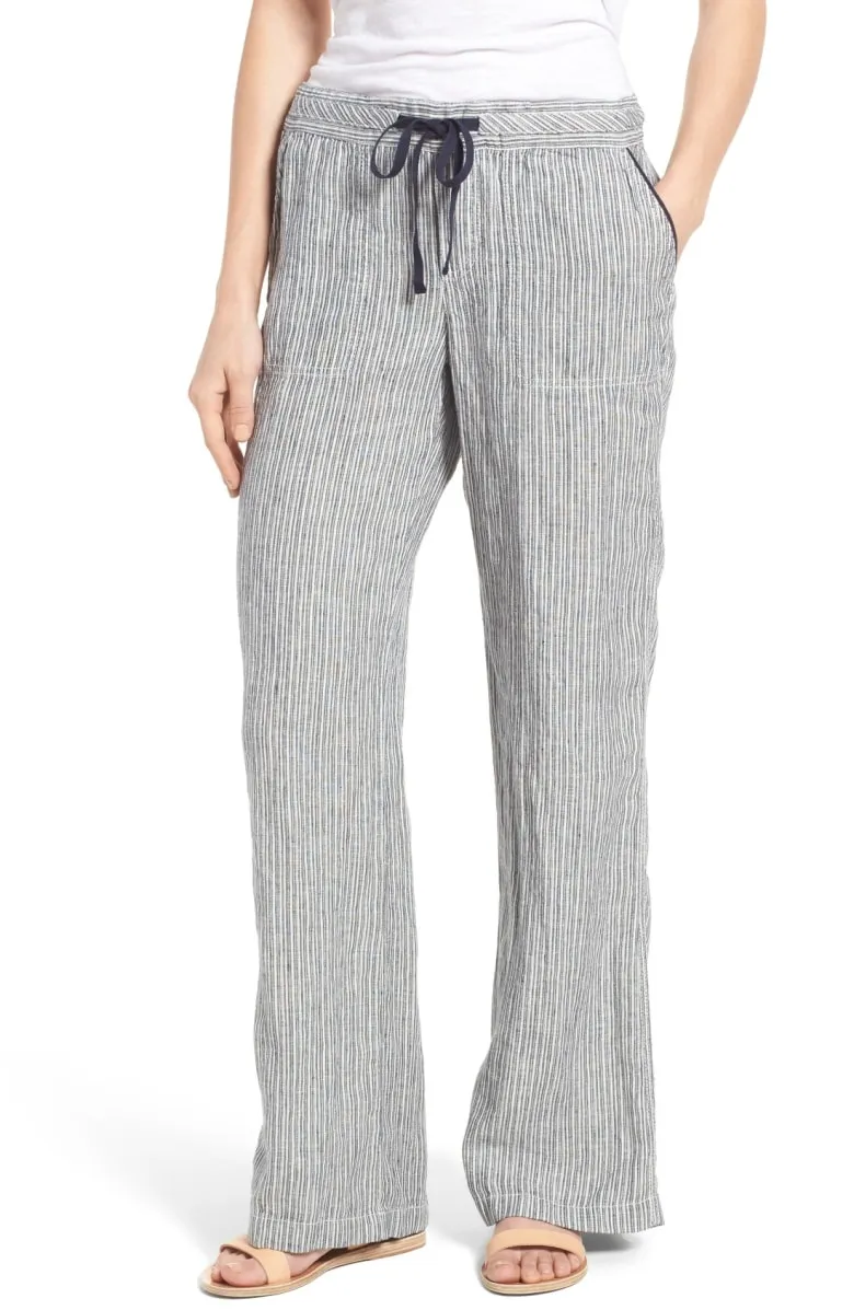 Caslon Drawstring Linen Pants