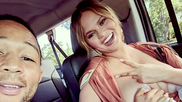 Chrissy-Teigen-Pumps-Breast-Milk-in-Car