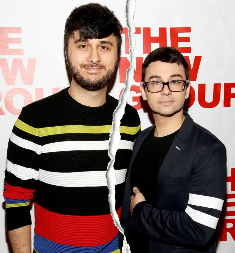 Christian-Siriano,-Brad-Walsh-Split