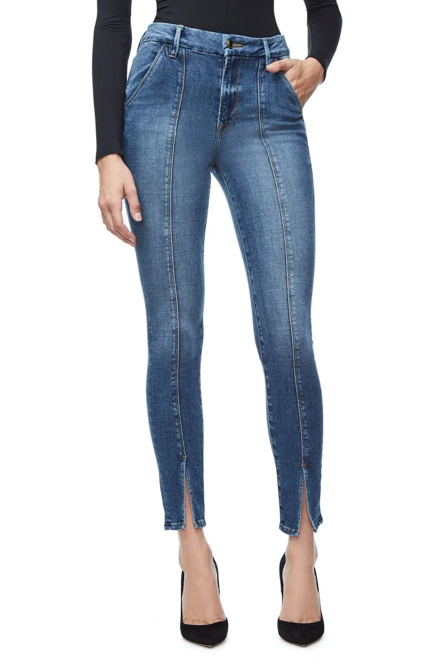 good american jeans copped