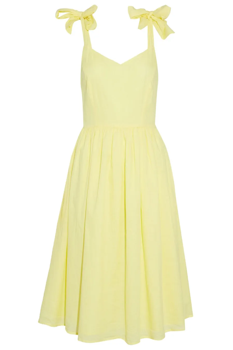 IRIS & INK Renny pleated cotton-voile dress