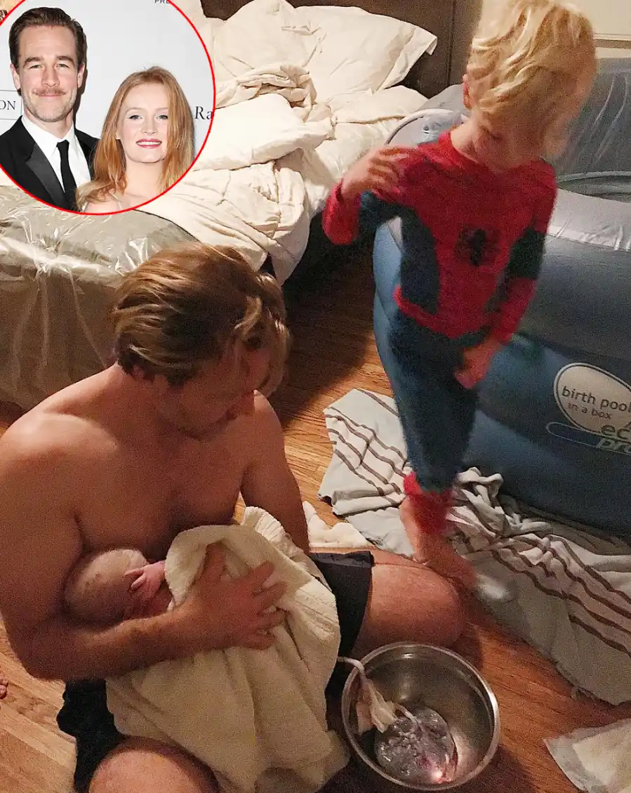 Celebrities Who Had Replica Luxury Handbag Births James Van Der Beek Kimberly Van Der Beek