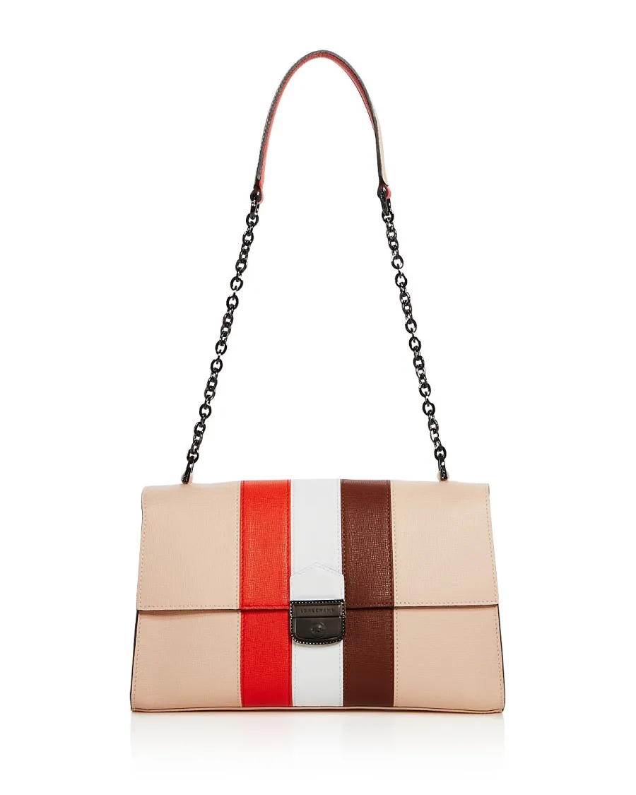 Longchamp Effronté Leather Shoulder Bag