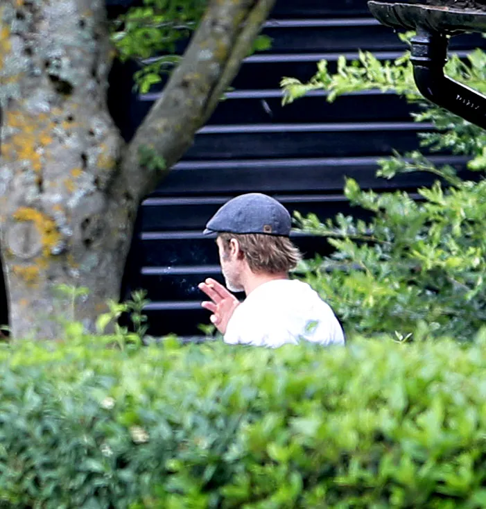 Brad Pitt steps out on June 13, 2018 in London