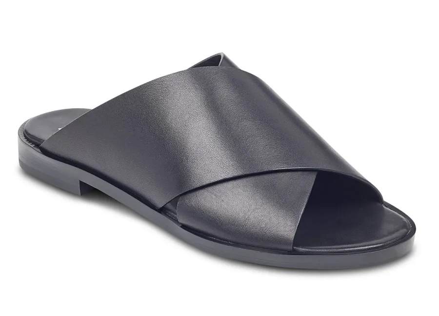 Marc Fisher Idinia Leather Slide Sandals