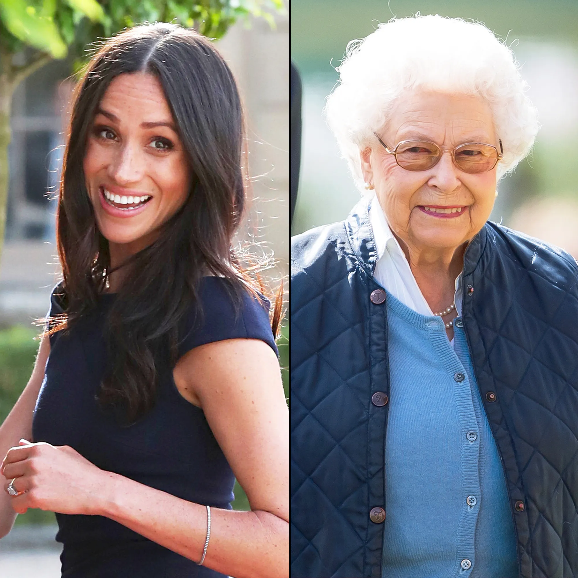 Meghan Markle and Queen Elizabeth II