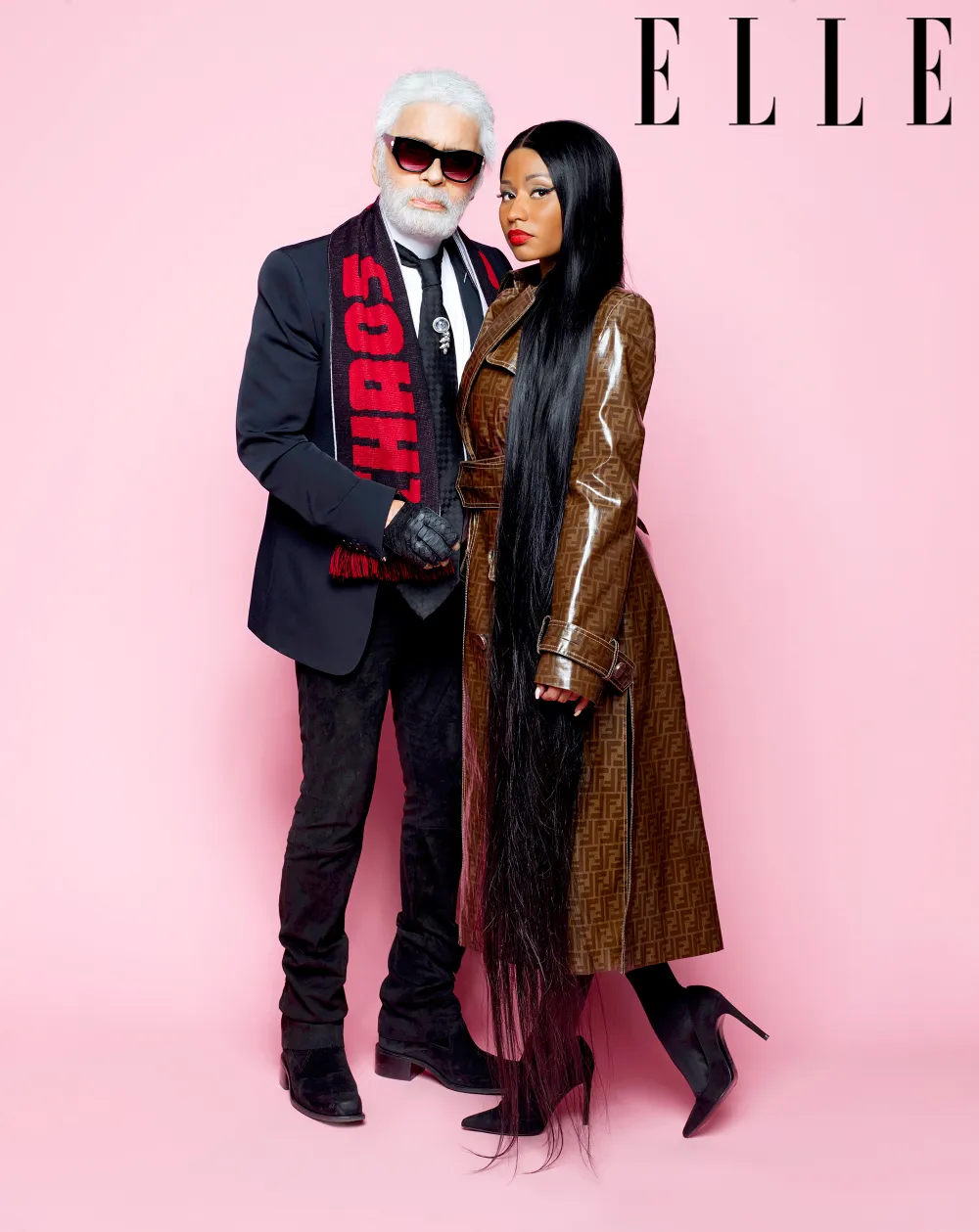 Nicki Minaj and Karl Lagerfeld in &lsquo;Elle&rsquo;