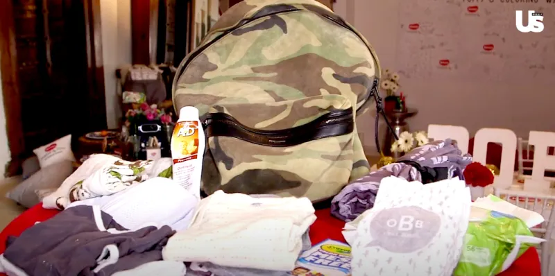 Nate Berkus and Jeremiah Brent's diaper bag