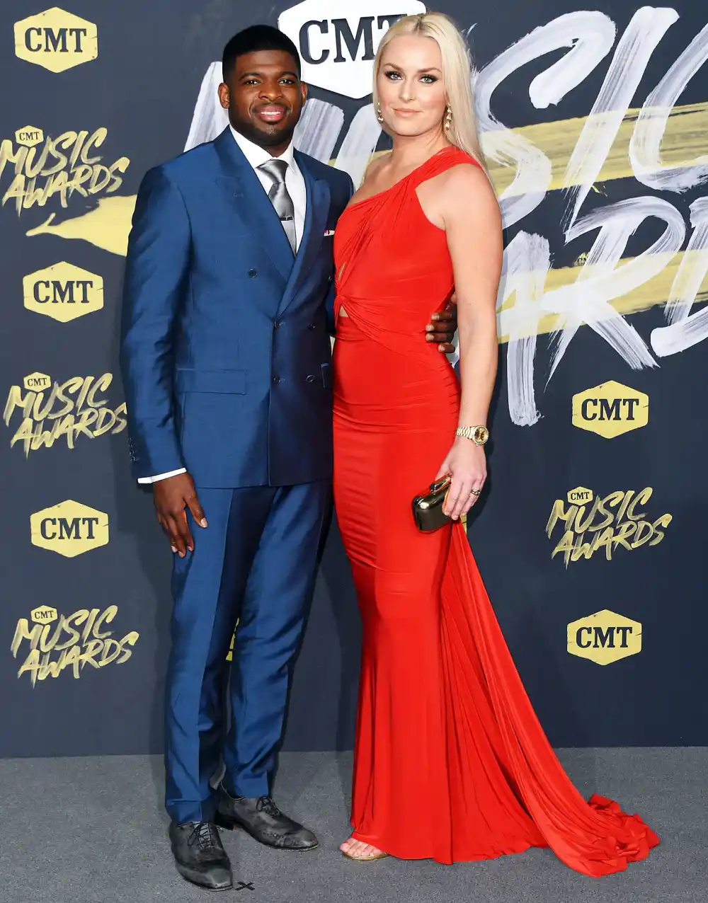 P.K. Subban Lindsey Vonn CMT Music Awards 2018
